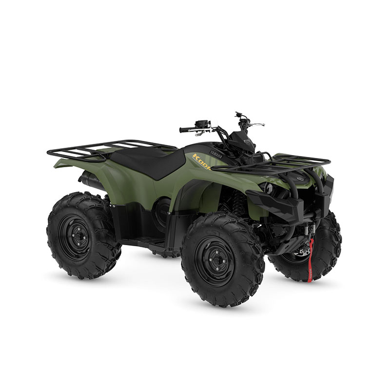 2026-Yamaha-YFM450FWB-Main-Product-Image-Olive_Green Kodiak 450 - Image 1